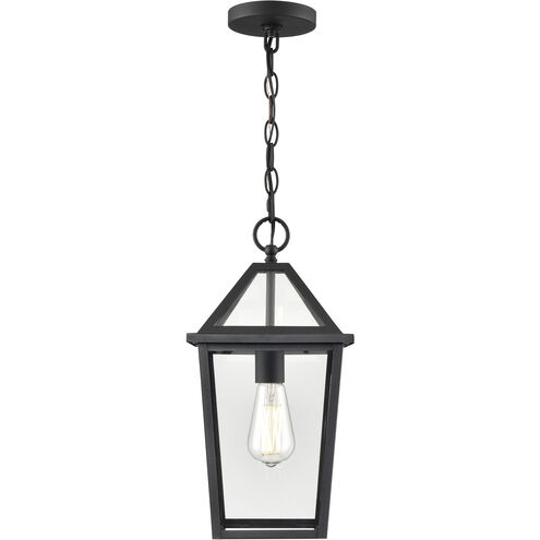 Eston 1 Light 8.25 inch Textured Black Outdoor Hanging Lantern